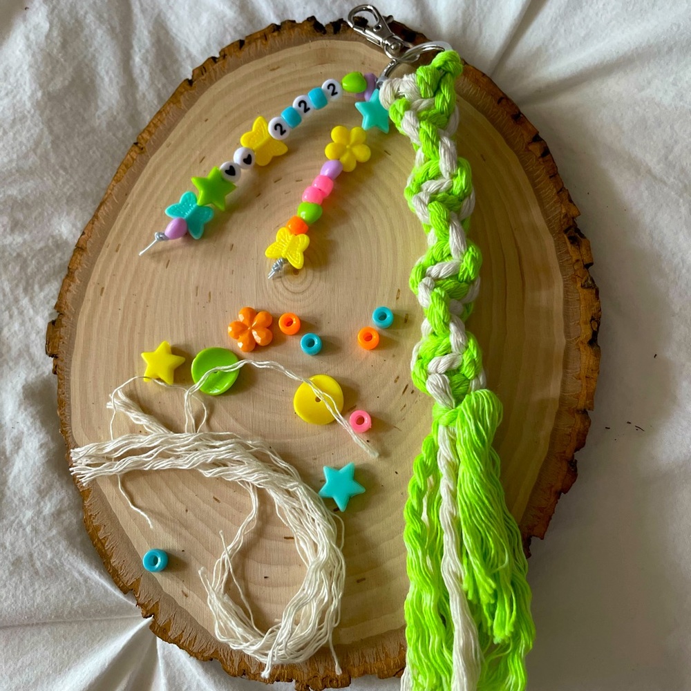 Macrame keychain